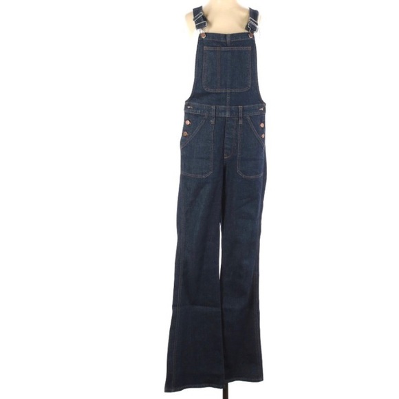 Madewell Flea Market Flare Overalls XS - Picture 2 of 6